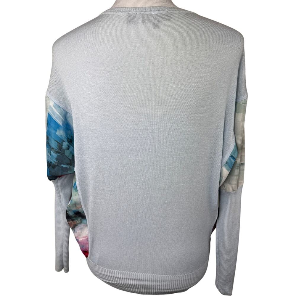 Ted Baker Xena Cubist Floral Print Batwing Sweater, Size 1 or US Size 2/XS, EUC - Picture 2 of 9